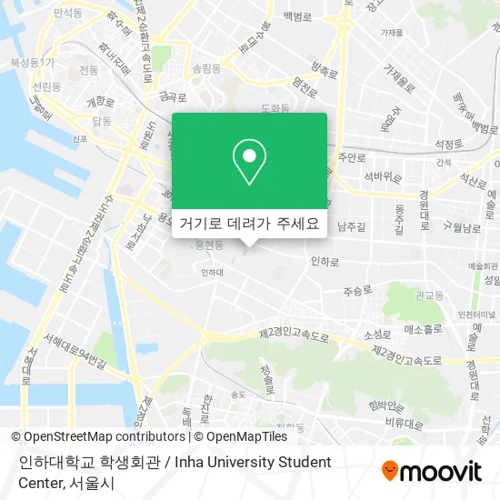 인하대학교 학생회관 / Inha University Student Center 지도