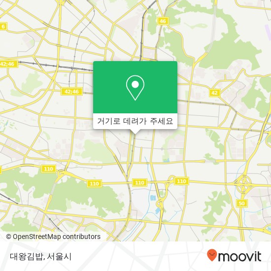 대왕김밥 지도