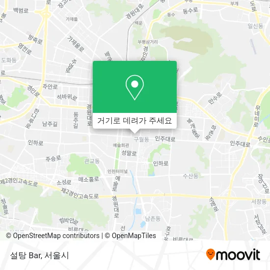 설탕 Bar 지도