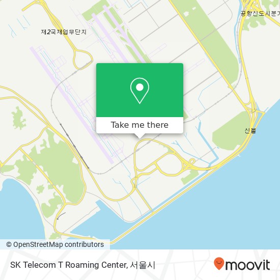 SK Telecom T Roaming Center 지도