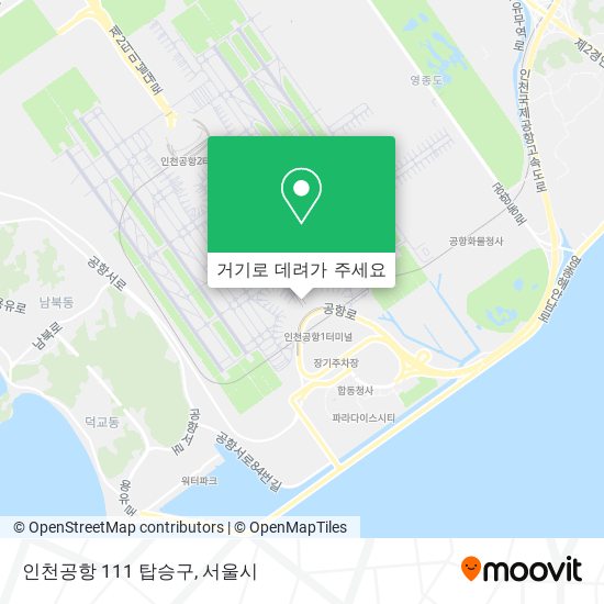 인천공항 111 탑승구 지도