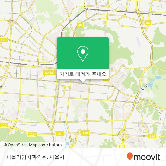 서울라임치과의원 지도