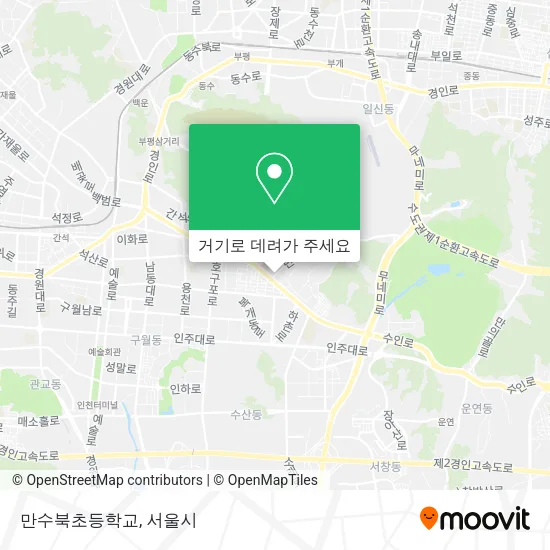 만수북초등학교 지도