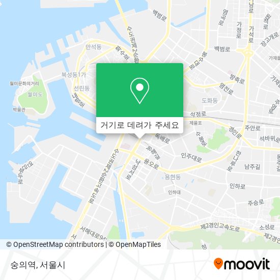 숭의역 지도