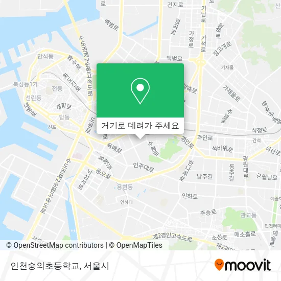 인천숭의초등학교 지도