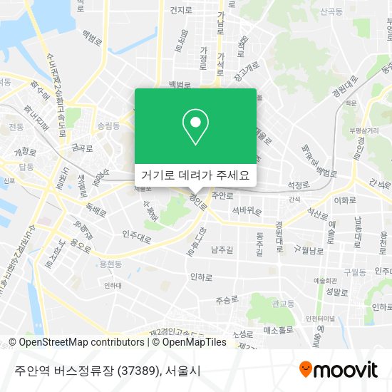 주안역 버스정류장 (37389) 지도