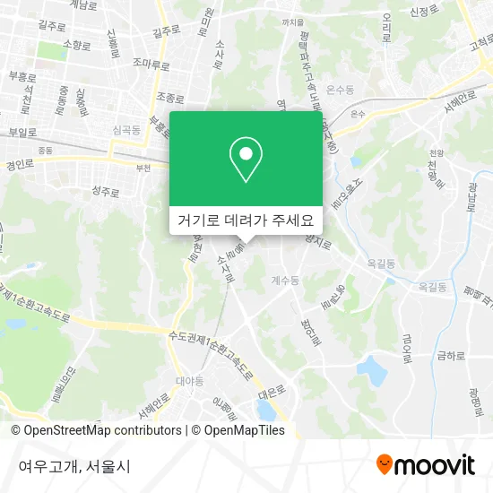 여우고개 지도