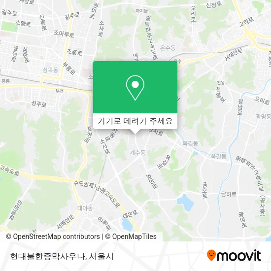 현대불한증막사우나 지도