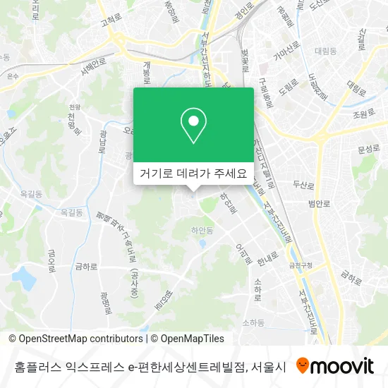 홈플러스 익스프레스 e-편한세상센트레빌점 지도