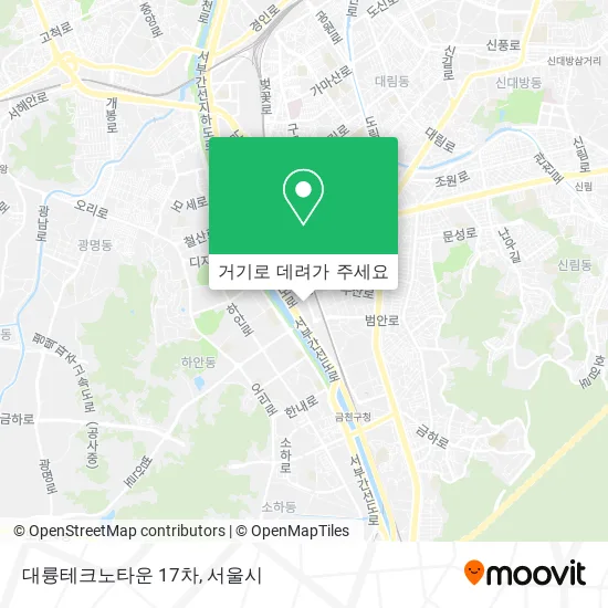 대륭테크노타운 17차 지도