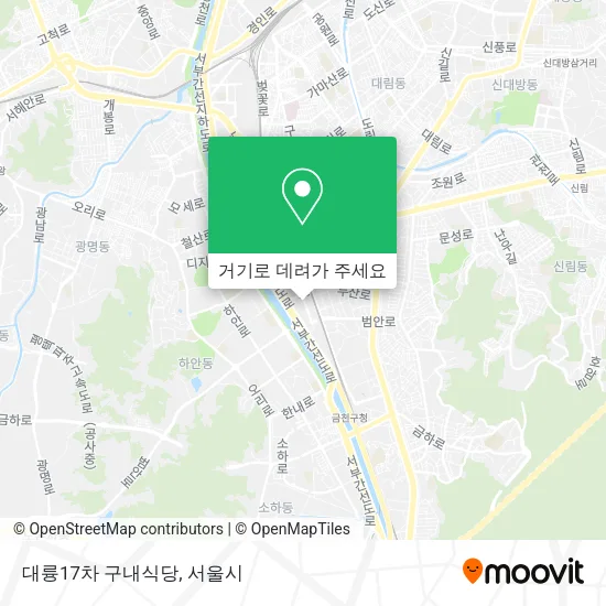 대륭17차 구내식당 지도