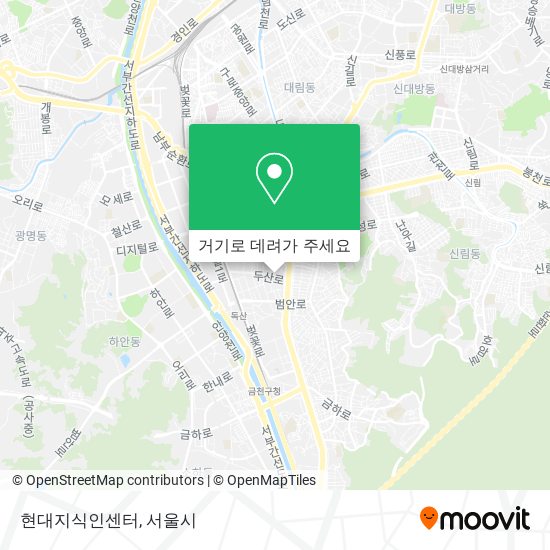 현대지식인센터 지도