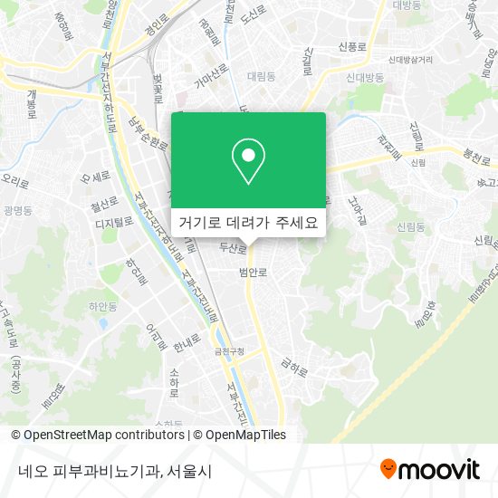 네오 피부과비뇨기과 지도