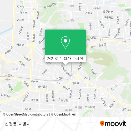 십정동 지도