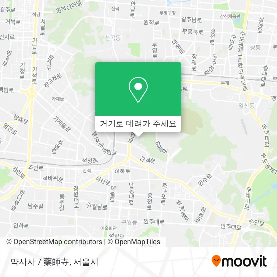 약사사 / 藥師寺 지도