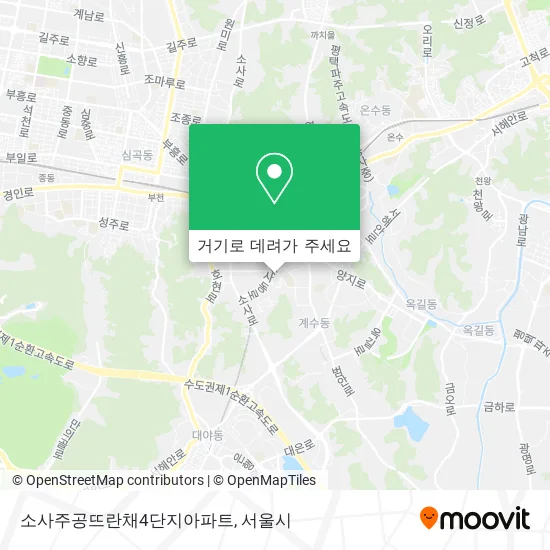 소사주공뜨란채4단지아파트 지도