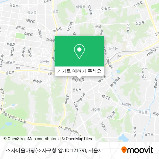 소사어울마당(소사구청 앞, ID:12179) 지도