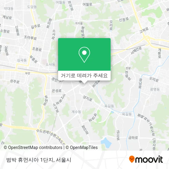 범박 휴먼시아 1단지 지도