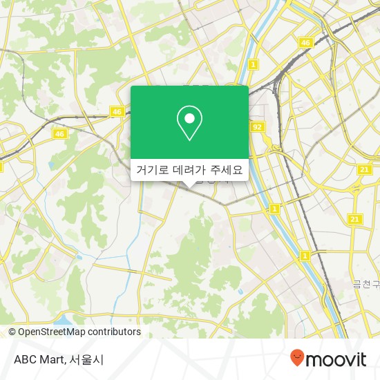 ABC Mart 지도