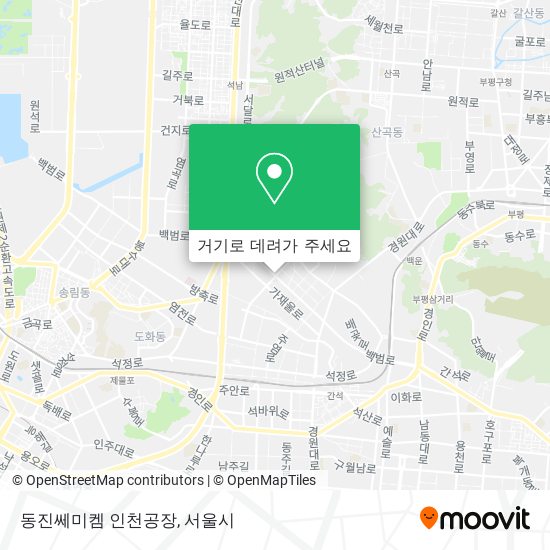 동진쎄미켐 인천공장 지도