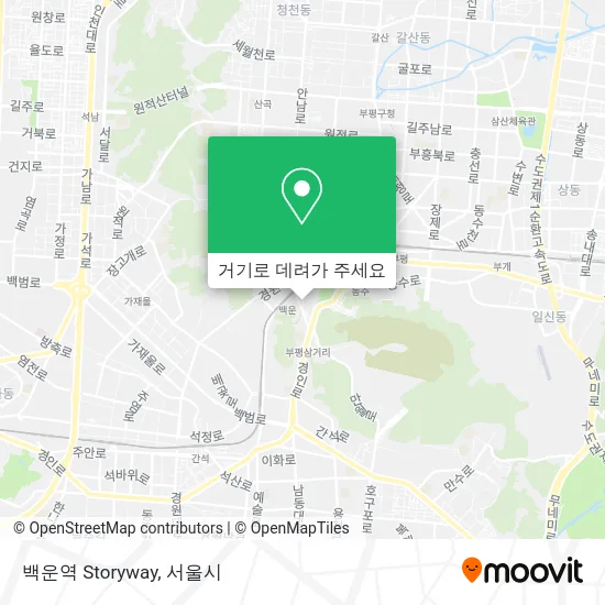 백운역 Storyway 지도