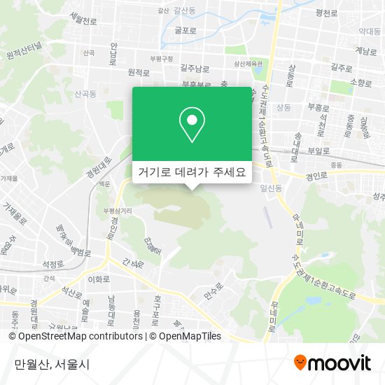 만월산 지도