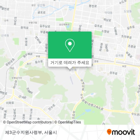 제3군수지원사령부 지도