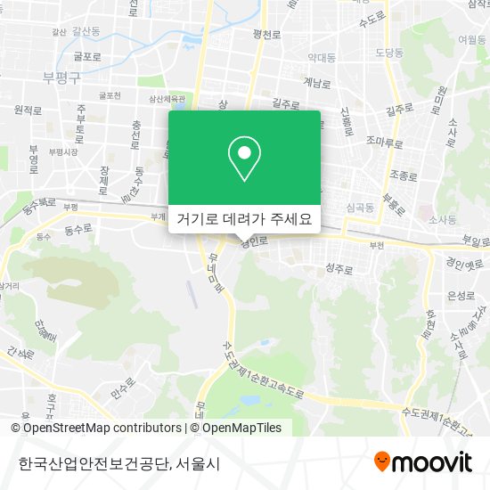 한국산업안전보건공단 지도
