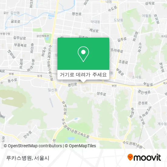 루카스병원 지도
