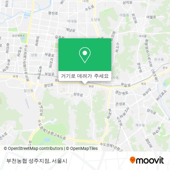 부천농협 성주지점 지도