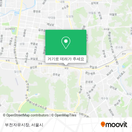 부천자유시장 지도