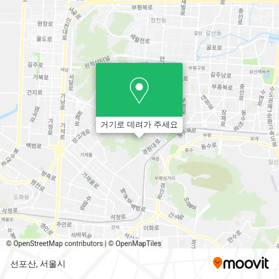 선포산 지도