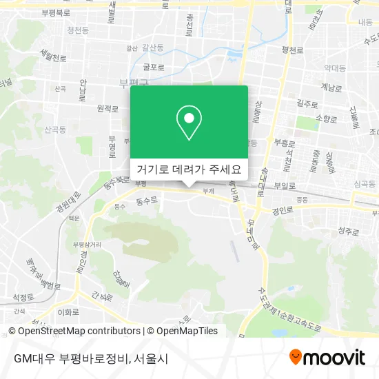 GM대우 부평바로정비 지도