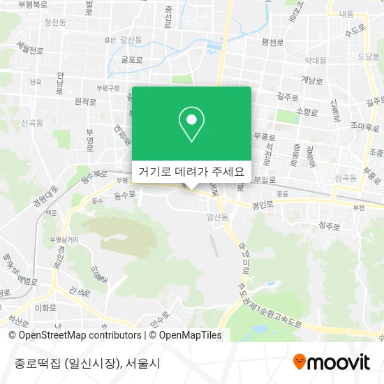 종로떡집 (일신시장) 지도