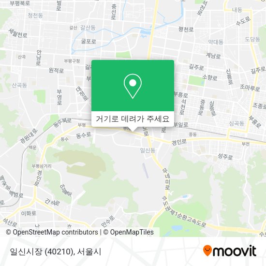 일신시장 (40210) 지도