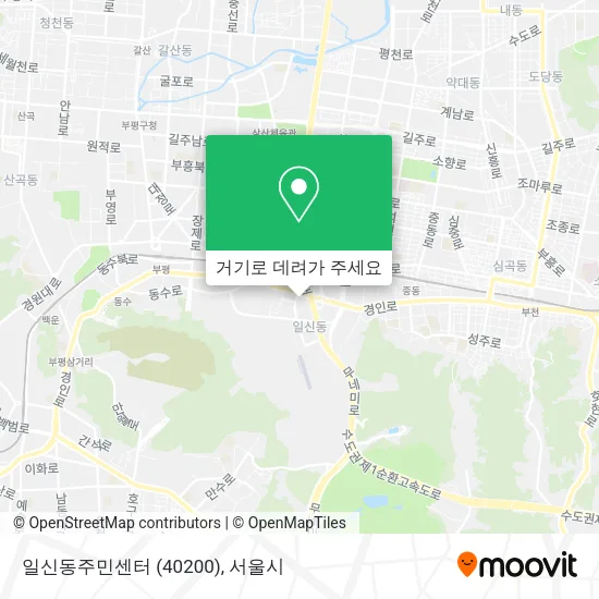 일신동주민센터 (40200) 지도