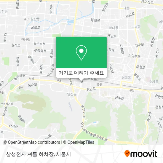 삼성전자 셔틀 하차장 지도