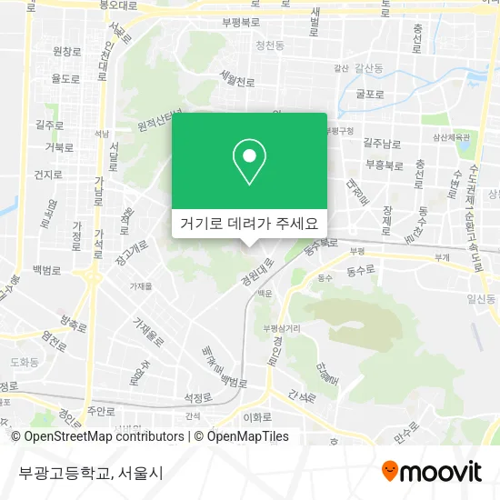 부광고등학교 지도