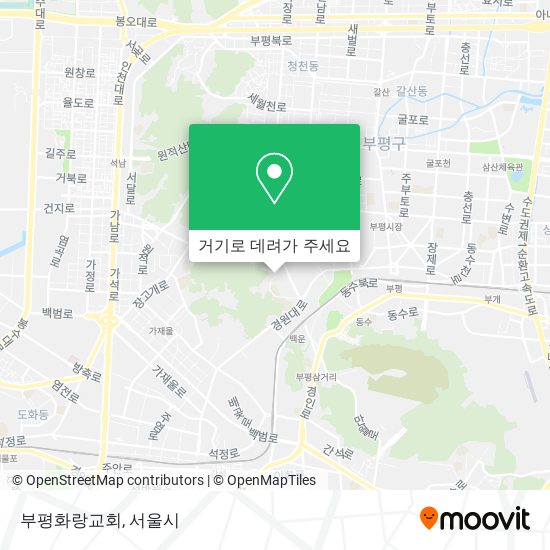 부평화랑교회 지도