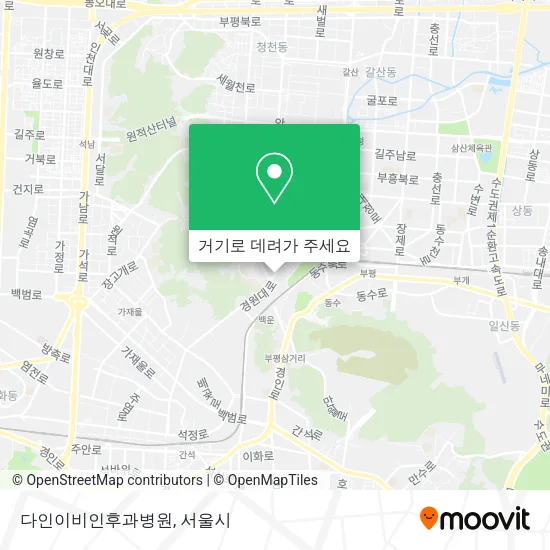 다인이비인후과병원 지도