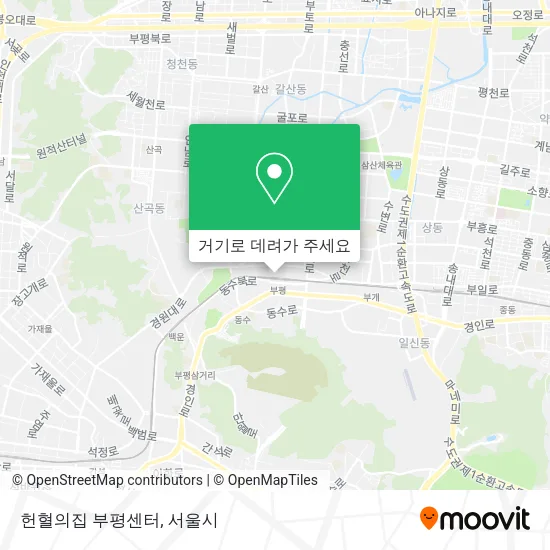 헌혈의집 부평센터 지도