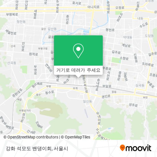강화 석모도 밴댕이회 지도