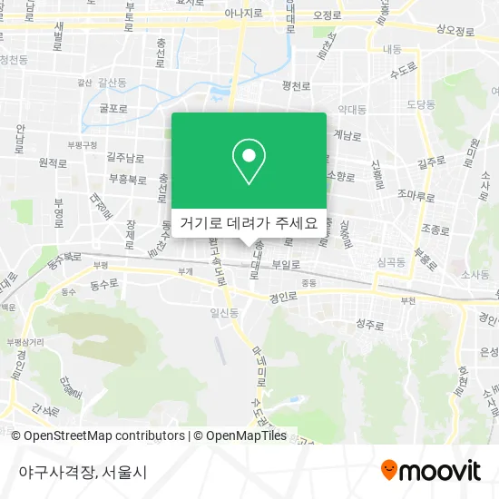 야구사격장 지도
