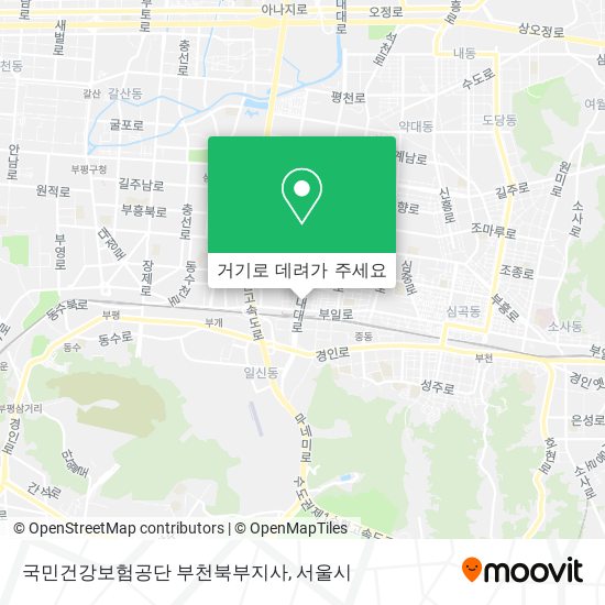 국민건강보험공단 부천북부지사 지도
