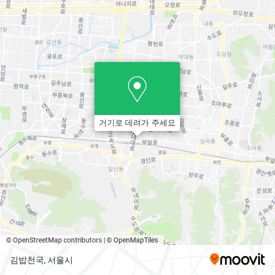 김밥천국 지도