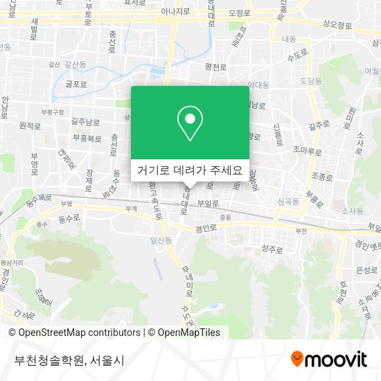부천청솔학원 지도