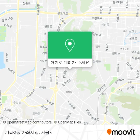 가좌2동 가좌시장 지도