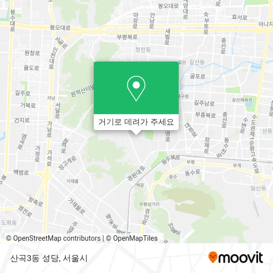 산곡3동 성당 지도