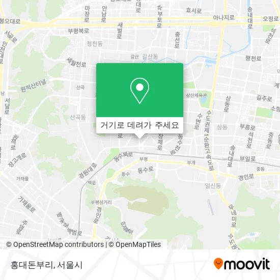 홍대돈부리 지도