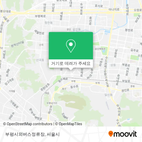 부평시외버스정류장 지도
